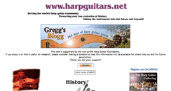 Desktop Screenshot of harpguitars.net