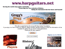 Tablet Screenshot of harpguitars.net